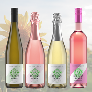 DESERTEUR mal vier - 4er Probierpaket Alkoholfreier Wein und Sekt