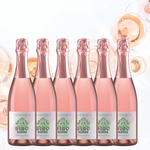 Laden Sie das Bild in den Galerie-Viewer, DESERTEUR Sparkling Rosé Vorteilspaket - 6 Flaschen | alkoholfreier Sekt
