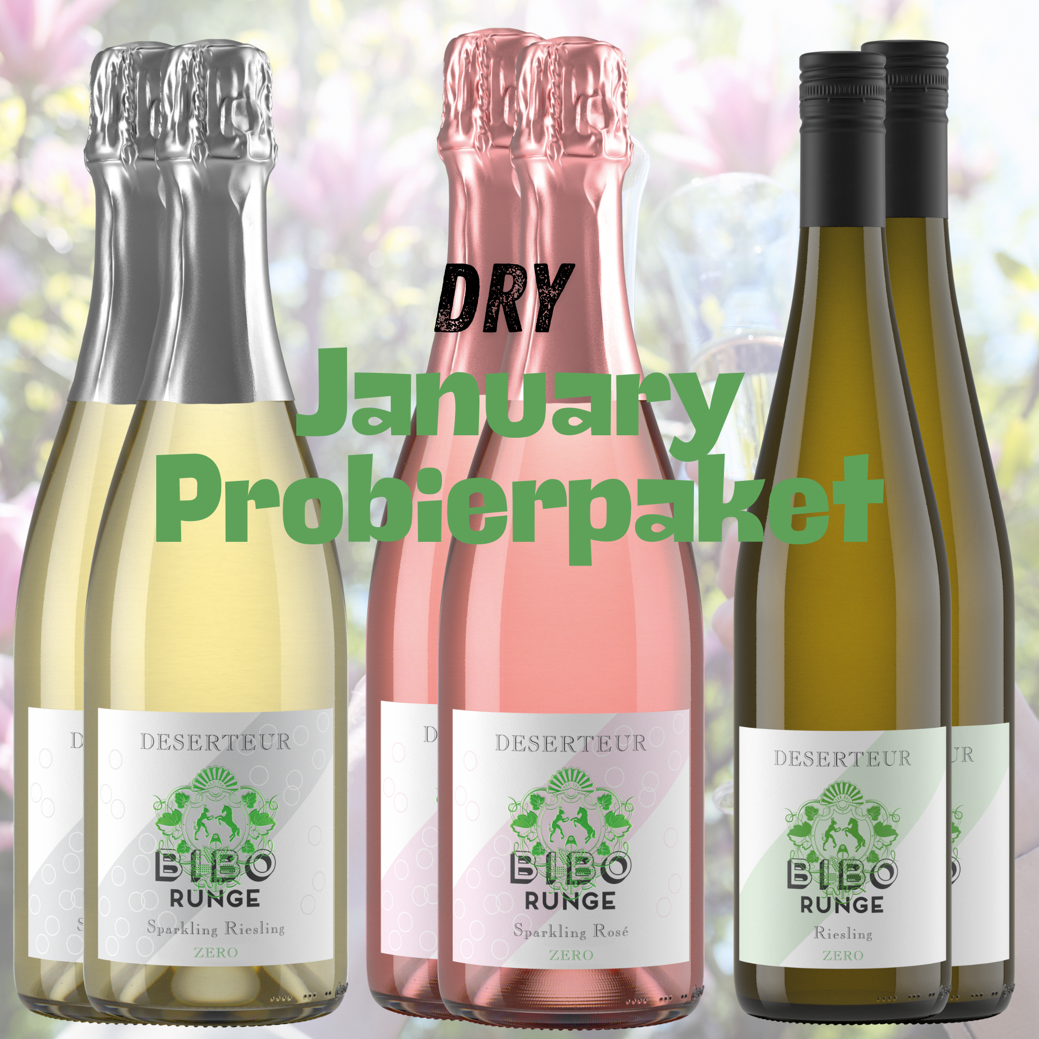 Dry January - 6er Probierpaket alkoholfreier Wein und Sekt