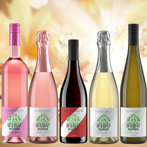 DESERTEUR mal fünf - 5er Probierpaket Alkoholfreier Wein und Sekt